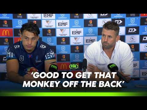 Hannay praises 'gritty, tough, connected' Titans in first win as coach 💪 | Titans Press Conference