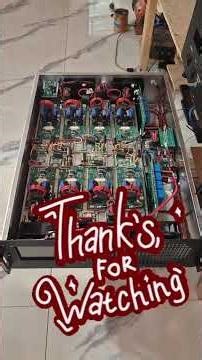 amplifier hf 8 device ldmos blf188xr 80-10M #ham #electronik #amplifier