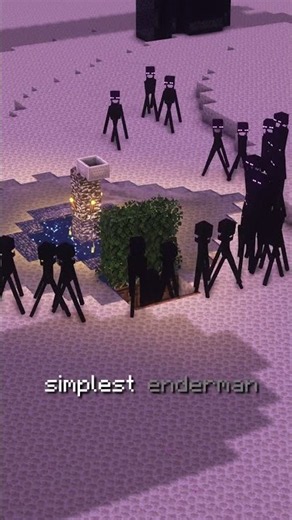 The SIMPLEST Enderman Farm You Can Possibly Build