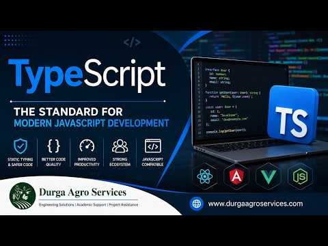 TypeScript Tutorial for Beginners || Smart Solutions for Every Assignment || #DurgaAgroServices