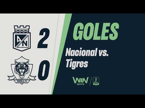 Nacional vs. Tigres (goles) | Copa BetPlay Dimayor 2026 | Fase 1B - Ida