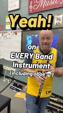 BY REQUEST: YEAH on EVERY band instrument (including oboe💀) #usher #yeah #band #banddirector #oboe