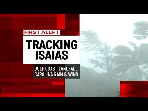 Hurricane Isaias to bring Carolina rain, wind after landfall on Gulf Coast