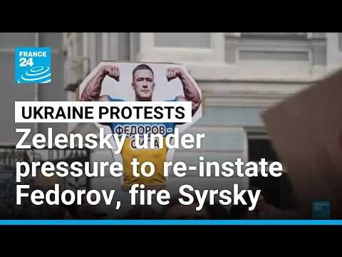 Zelensky faces deepening political crisis as protests dig in • FRANCE 24 English