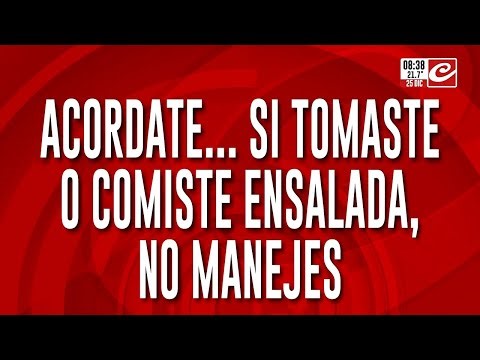 Insólito: dio positivo de alcoholemia y argumentó que "tomó vinagre"