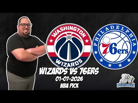 Washington Wizards vs Philadelphia 76ers 1/7/26 NBA Free Picks & Prediction | NBA Betting Tips