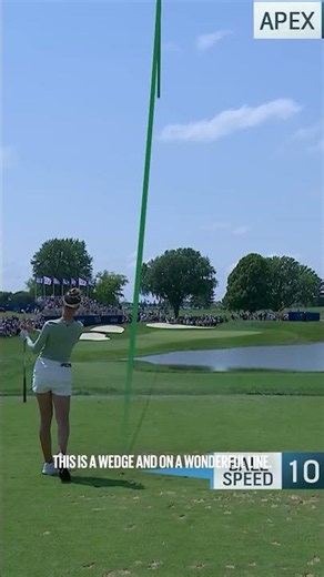 Korda with a WONDERFUL wedge shot! 😮‍💨