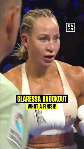 CLARESSA SHIELDS GETS THE KNOCKOUT WIN!!