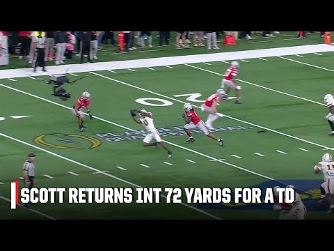 Keionte Scott PICK-SIX puts Miami up 14-0 in Cotton Bowl vs. Ohio State | ESPN College Football