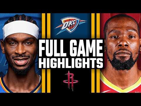 Oklahoma City Thunder vs Houston Rockets - FULL GAME HIGHLIGHTS | October 15, 2026 NBA Preseason