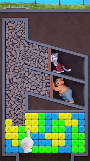 Quickly Do Something to Help Them | Toon Blast Ads #toonblast #toonblastgame #cartoon #gameplay