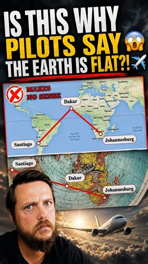 Is THIS Why Pilots Say the Earth Is Flat?! 😳✈️