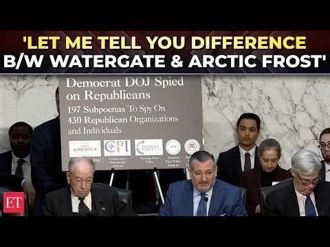 ‘Arctic Frost is BIDEN'S WATERGATE!’: Sen. Ted Cruz tears into Democrats at explosive hearing
