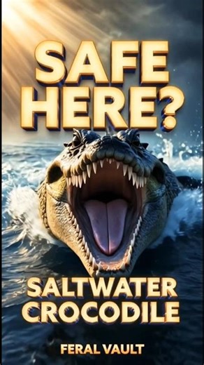 Saltwater Crocodiles | The Ultimate Predator of Water 🌊🐊 #ytshorts #animals #feralvault