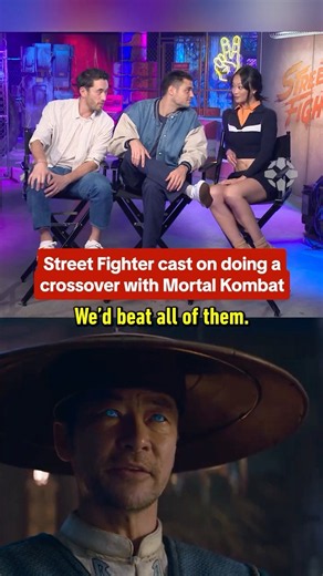 Would you want to see a Street Fighter x Mortal Kombat crossover? #streetfighter #movie #gaming #ign