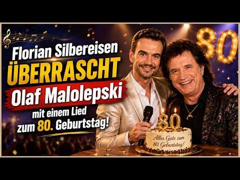 Florian Silbereisen überrascht Olaf Malolepski mit einem Lied zum 80. Geburtstag.
