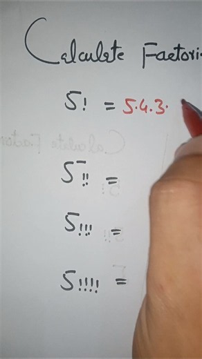 how to calculate the factorial questions #shortvideo #mathematics #maths
