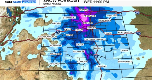 Tracking rain and snow across Colorado, a few degrees could make all the difference