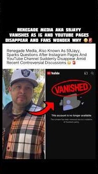 Renegade Media aka 59 Jay VANISHES after his pages Disappear 😳 #shorts #foocommunity #renegademedia
