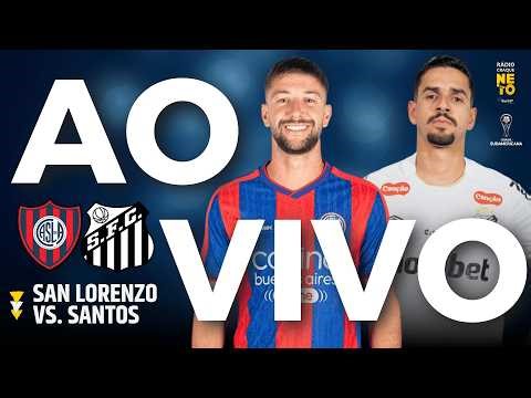 San Lorenzo (ARG) x Santos | AO VIVO | Copa Sul-Americana 2026 | Rádio Craque Neto