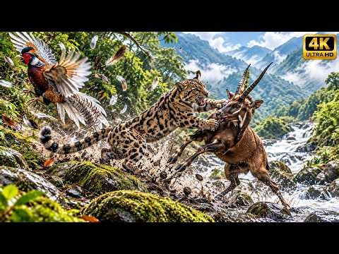 The Clouded Leopard's Ambush Fails When This Rare Animal Fights Back!