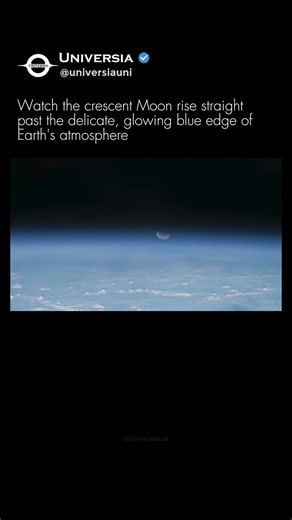 Rising Moon Over Earth During A Lunar Eclipse! (ISS View)