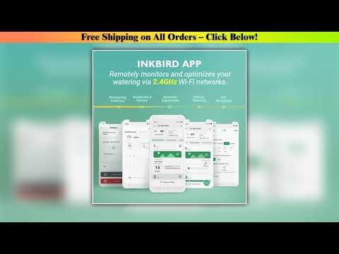 INKBIRD 6 OR 8 Zones EU Types of WIFI Sprinkler Controller Used to Intelligent Irrigation for