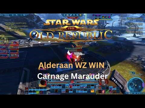 SWTOR PvP Alderaan WZ Win Marauder 1v1 VS a sniper
