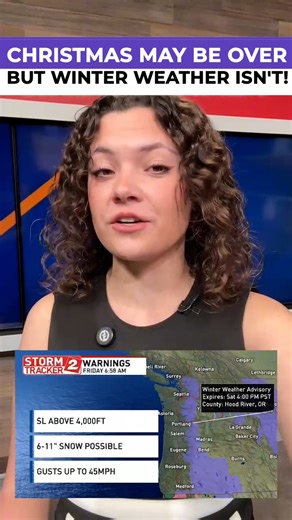 We're going to see some snow in the Cascades! A Winter Weather Advisory is in effect for the Cascade Range, with snow accumulating for areas over 4,000' - latest forecast: https://katu.com/weather | KATU News