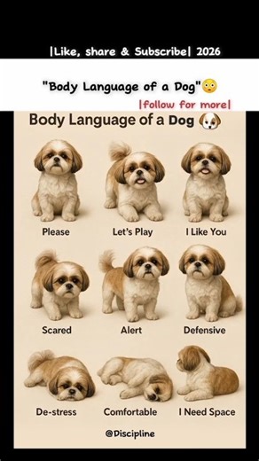 "Body language of a Dog" 😳