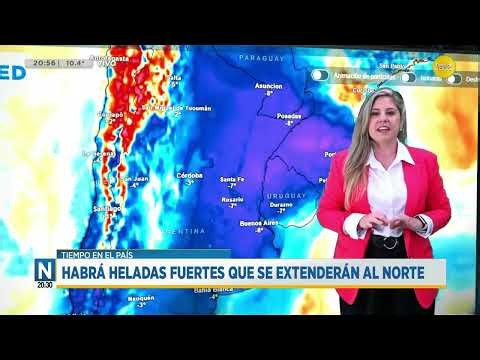 Fuertes heladas que se extenderán hasta el norte del país │N20:30 │01-07-26