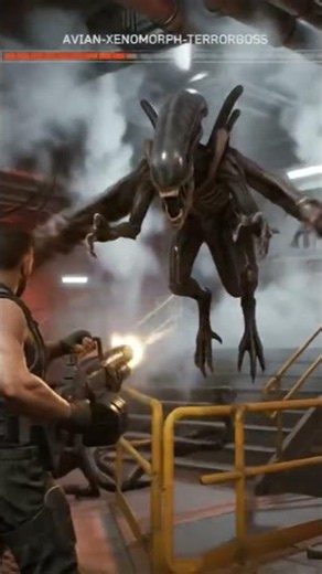 ​ Avian-Xenomorph Terrorboss in Alien Fireteam Elite. pures PS5 Gameplay.Abo für Gameplay-Shorts! 🎮