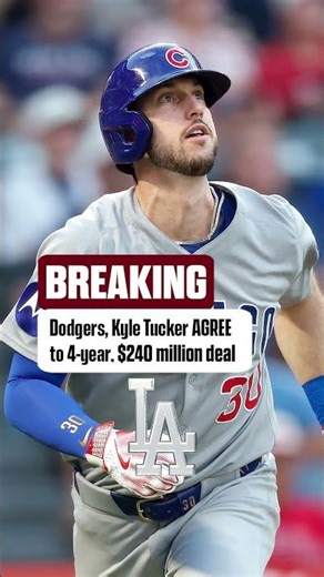 Kyle Tucker is now a Dodger #mlb #freeagency #dodgers #kyletucker