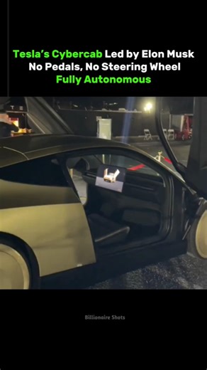 Elon Musk’s Tesla Cybercab, Fully Autonomous #Tesla #Cybercab #ElonMusk #drivelesscars #FutureCars
