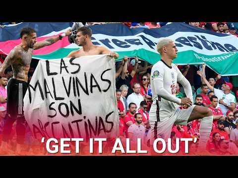‘Get it all out’: Argentina banner fiasco a reminder ‘politics should be out of sport’