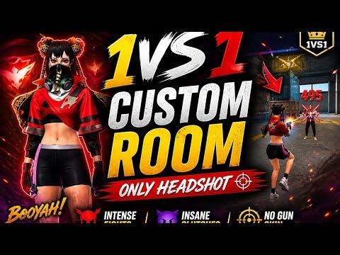 Free Fire Custom Match Gameplay 🔥 | Insane Clutch Moments 😈 Full Highlights & Intense Fights