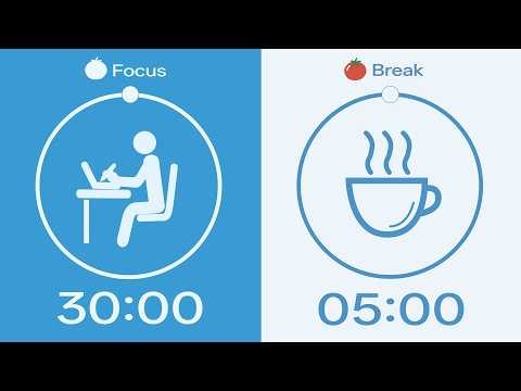 🍅 30/5 Pomodoro Timer x4 with Nature Sounds & Lofi | Deep Focus Study & Work Sprints | Study with Me