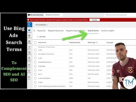 Bing Ads to Complement the SEO and AI SEO Strategy
