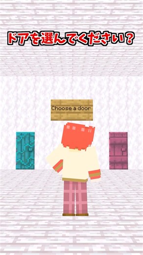 【マイクラアニメ】どちらの扉を選ぶ？ ＃すとぷり #anime #マイクラ #すとぷり10周年