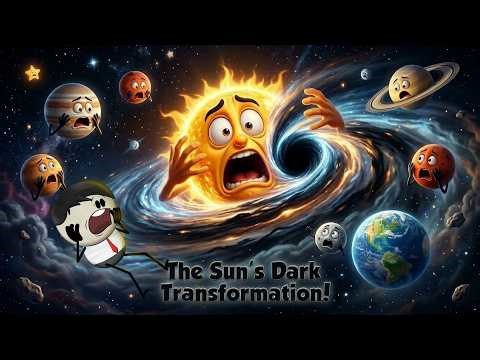 The Sun’s Dark Transformation! | #aumsum #kids #whatif