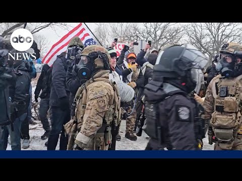 Protesters clash with federal agents in Minneapolis