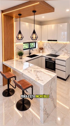 Cocinas modernas con acabados de lujo 2026