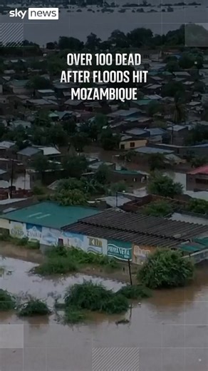 Torrential rains and flooding have caused dozens of deaths in Mozambique, South Africa and Zimbabwe in recent weeks. Deaths were caused by lightning strikes, drowning, building collapse and cholera disease. The Institute for Disaster Management and Risk Reduction said 103 people had died following unusually heavy rains in Mozambique | Sky News