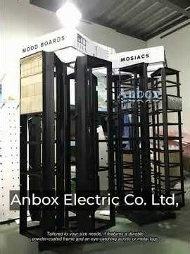 custom stone display stand acrylic logo 12 x 20in rotating tile display stand