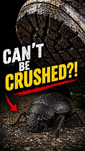 People tried Crushing This Bug… It Survives 😳Diabolical ironclad beetle #reels #wildlifr