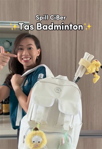 Spill isi tas badminton CiBer 😆🏸 Yang wajib bukan cuma raket, tapi juga MILO Activ Biscuit!🍪⚡ Cemilan praktis buat nemenin sebelum & sesudah main biar #EnergiONLagi. Gas cobain juga yaa! #MILOBiscuit