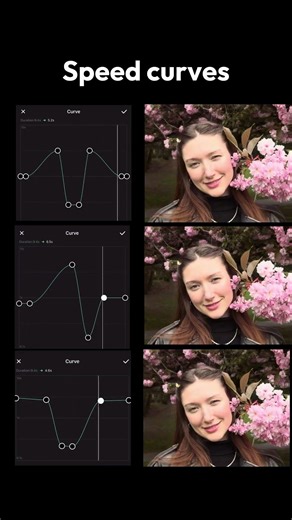 Speed ramp can change the whole vibe 🌸🎬