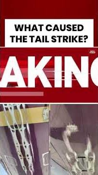 Air India Flight Grounded After Dramatic Tail Strike During Landing | #airindia #airindianews