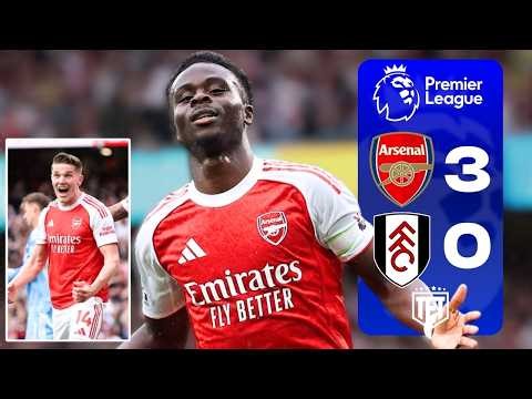 Sensational Arsenal SMASH Fulham & GO 6 CLEAR! Arsenal 3-0 Fulham Highlights