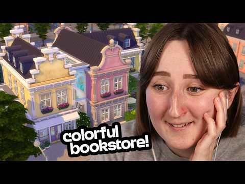 i built a BOOKSTORE in the sims!